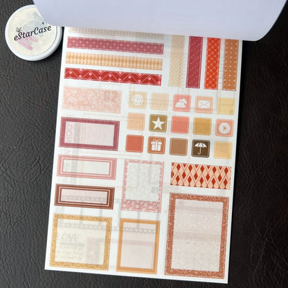 Retro Diary Sticker Book