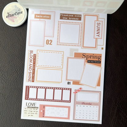 Retro Diary Sticker Book