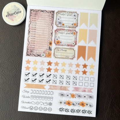 Retro Diary Sticker Book