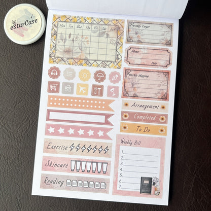 Retro Diary Sticker Book