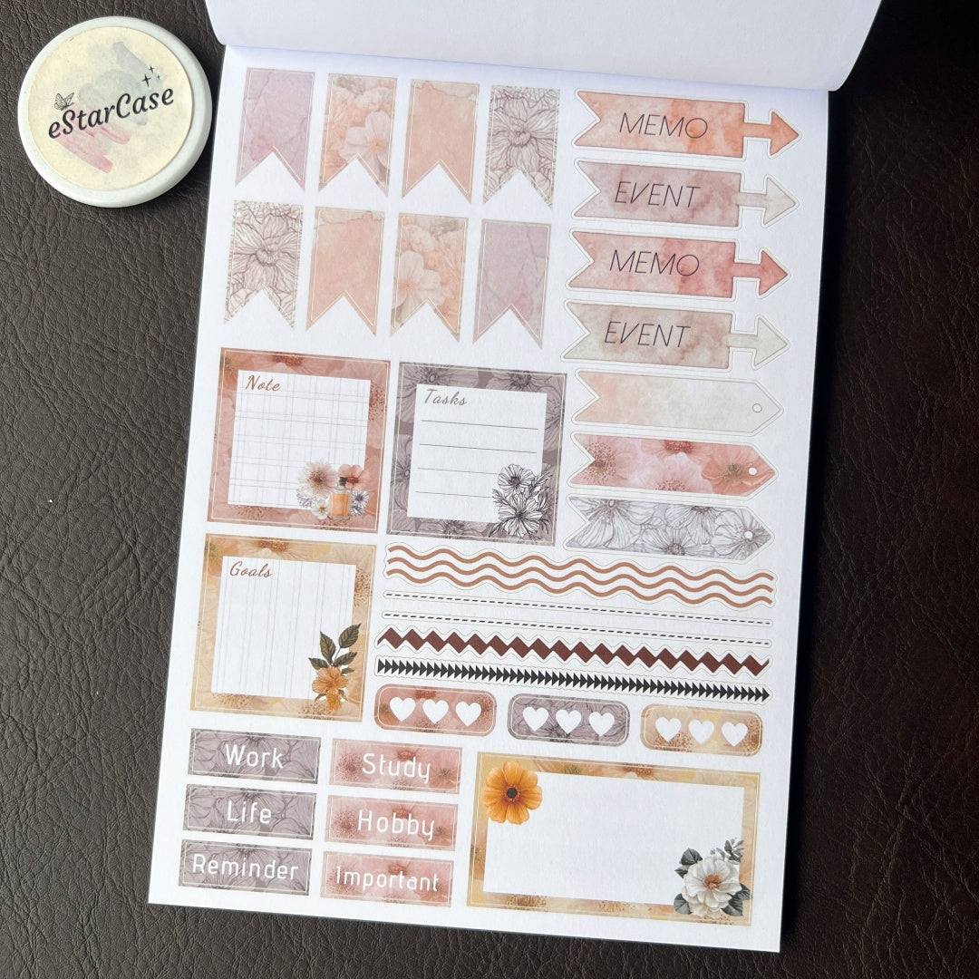 Retro Diary Sticker Book