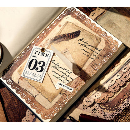 Retro Hollow Lace Papers 10pcs