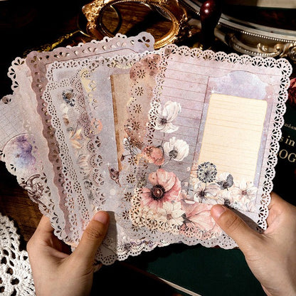 Retro Hollow Lace Papers 10pcs