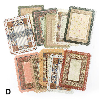 Retro Hollow Lace Papers 10pcs