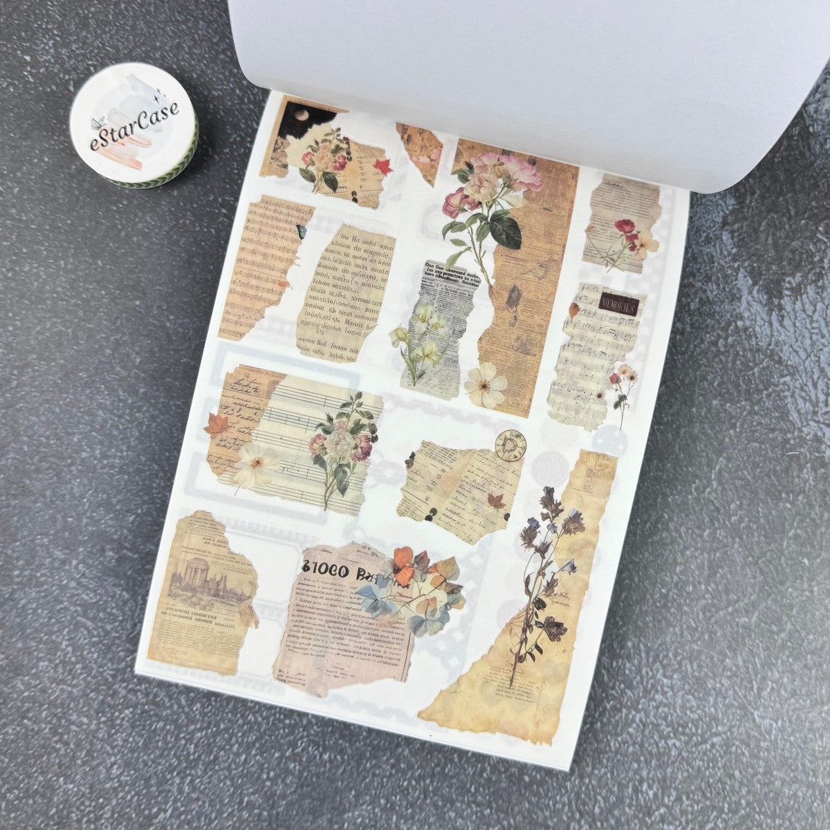 Retro Red Sticker Book