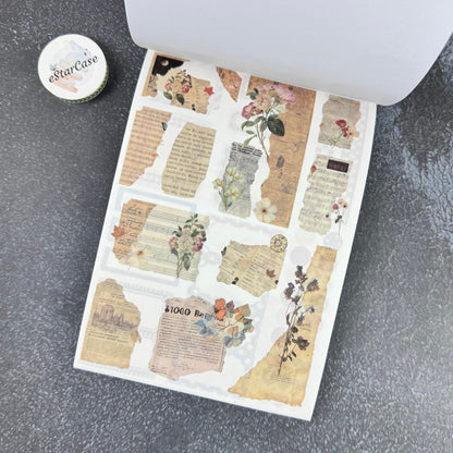 Retro Red Sticker Book