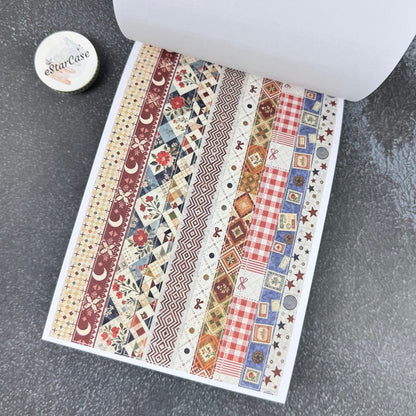 Retro Red Sticker Book