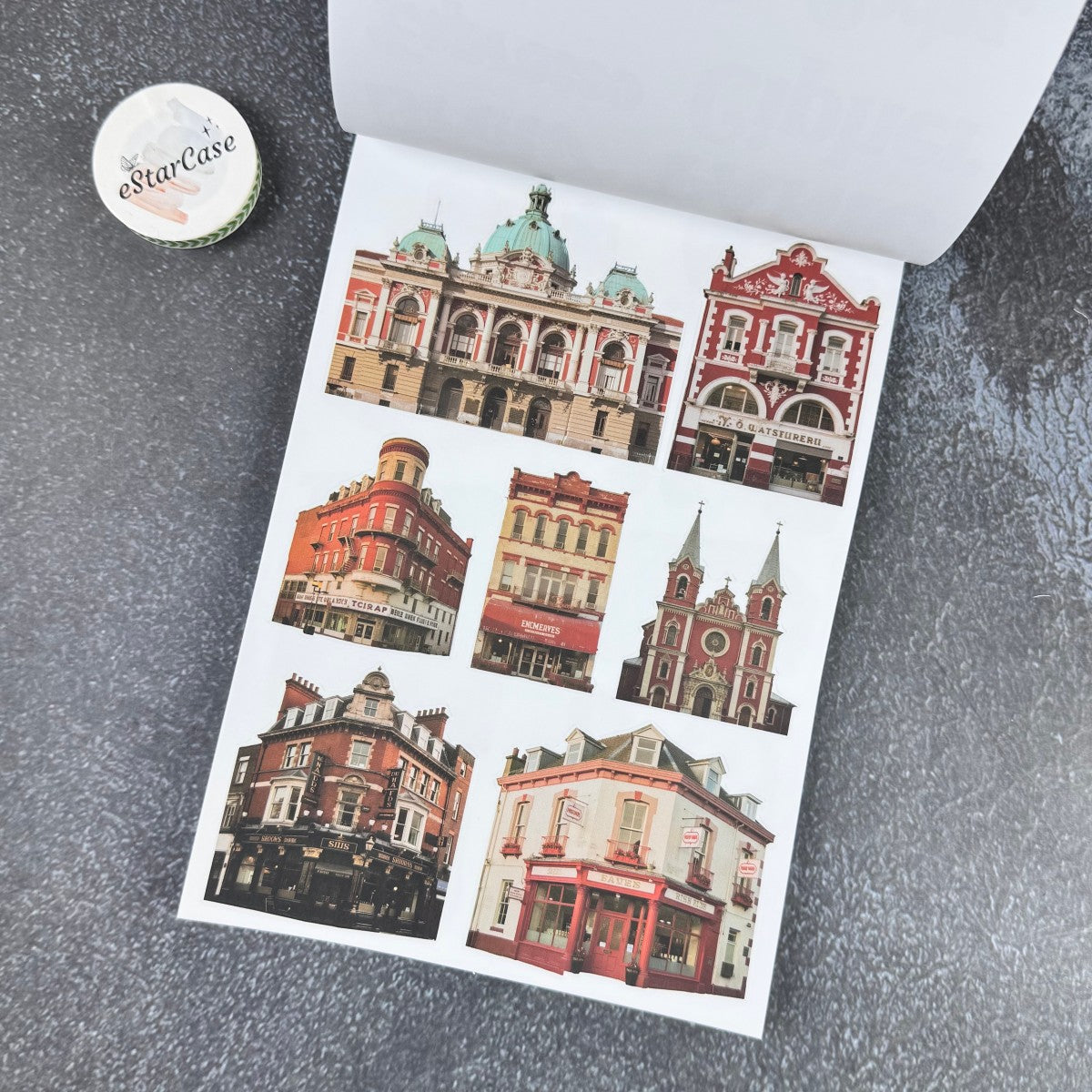 Retro Red Sticker Book