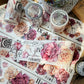6cm*150cm Retro Rose Washi PET Tape