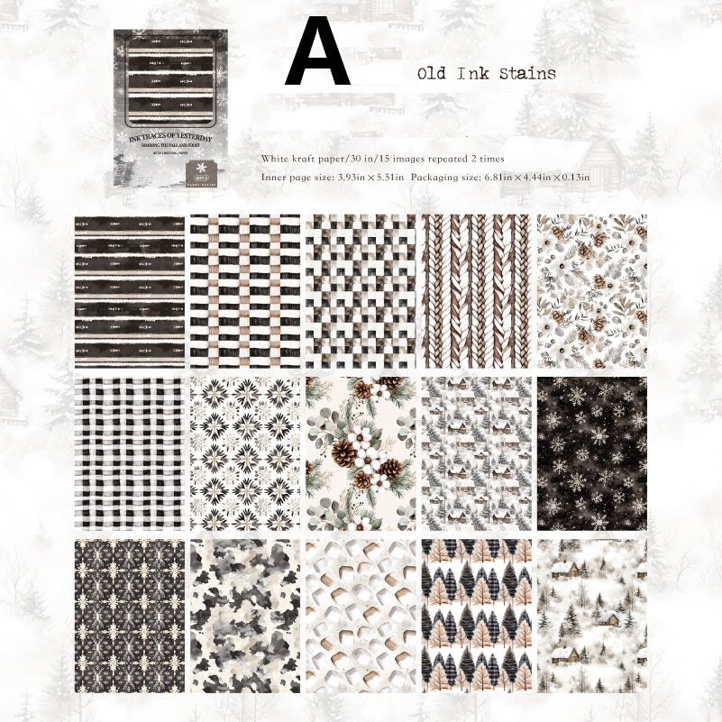 Roaming Autumn Winter Paper 30pcs