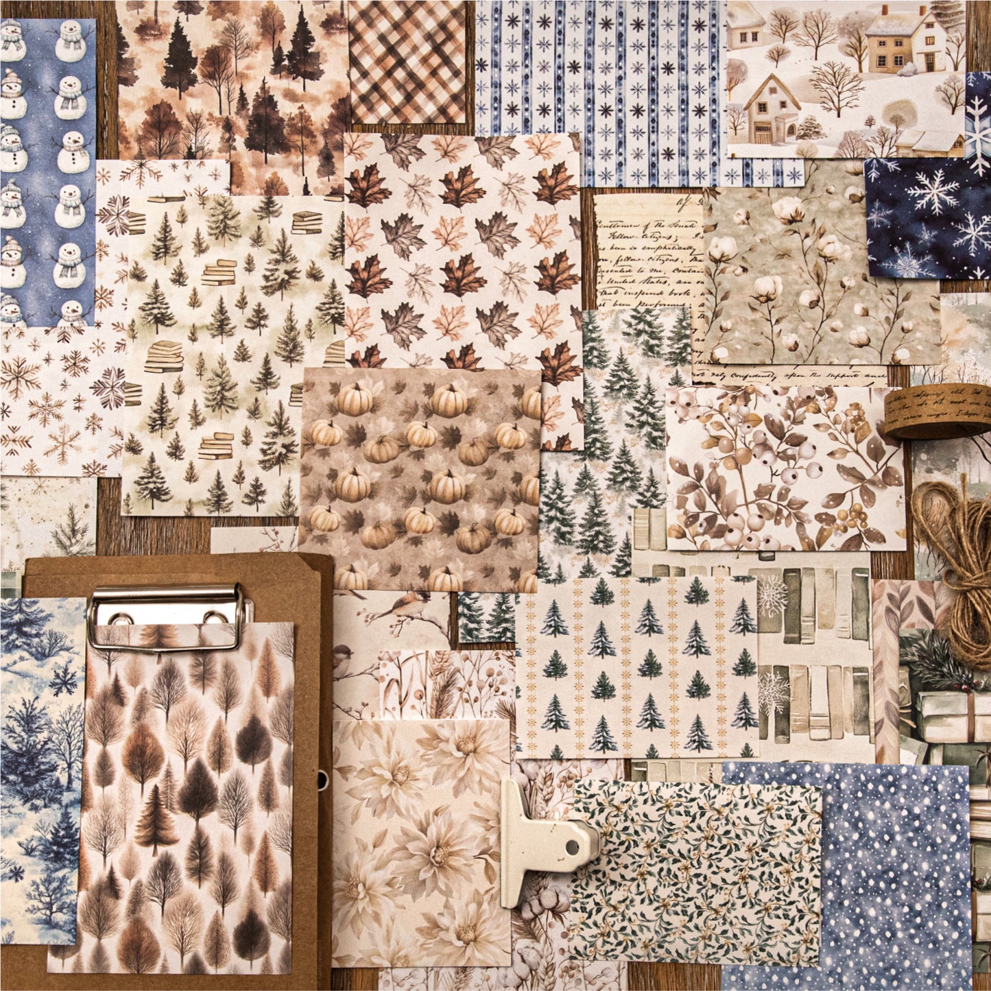 Roaming Autumn Winter Paper 30pcs