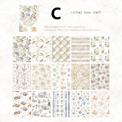 Roaming Autumn Winter Paper 30pcs