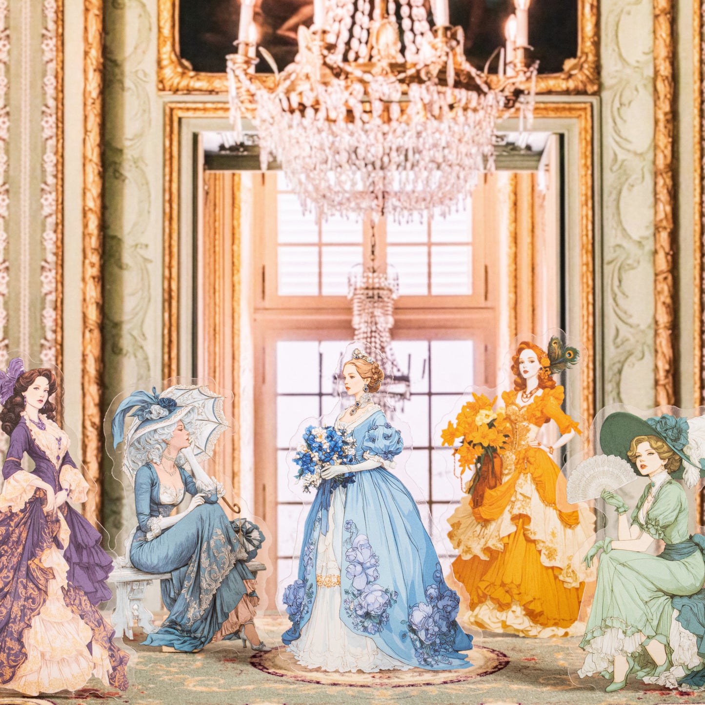 Rococo Banquet Sticker 20pcs