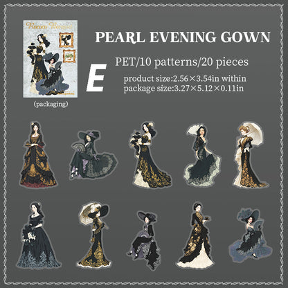 Rococo Banquet Sticker 20pcs