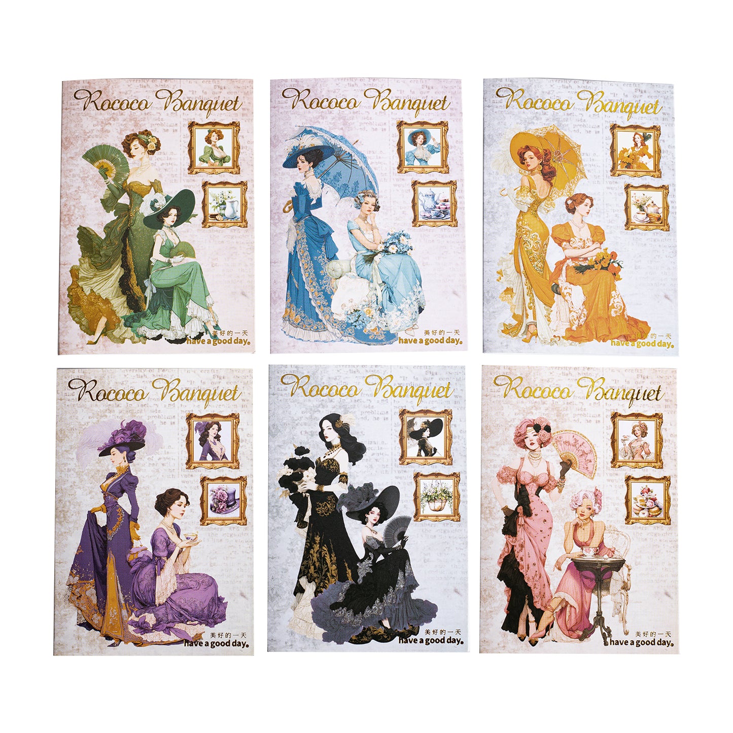 Rococo Banquet Sticker 20pcs
