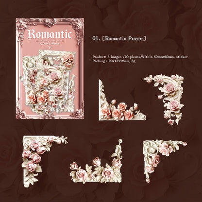 Romantic Corner Stickers 20pcs