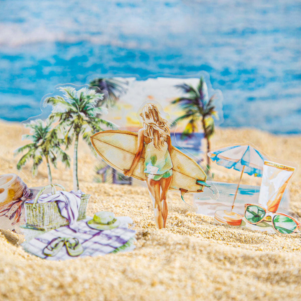 Romantic Travel Diary Sticker 30pcs
