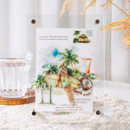 Romantic Travel Diary Sticker 30pcs