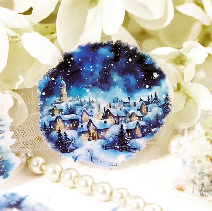 Romantic Winter Stickers 20pcs