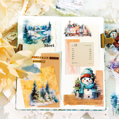 Romantic Winter Stickers 20pcs