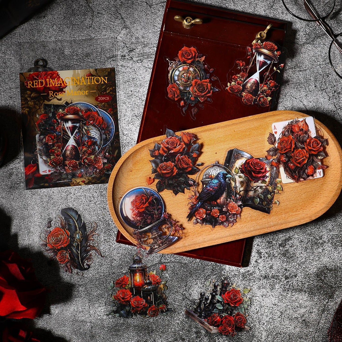 Rose Manor Sticker 20pcs