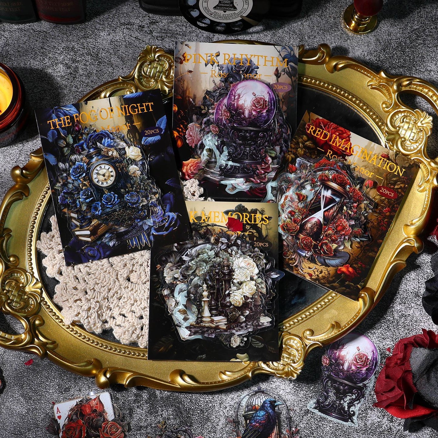 Rose Manor Sticker 20pcs