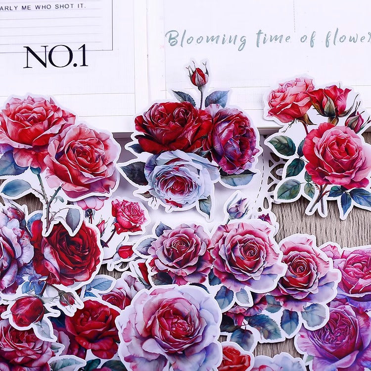 Rose Stickers 18pcs