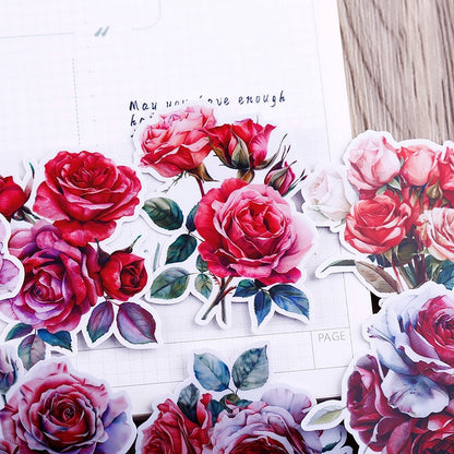 Rose Stickers 18pcs