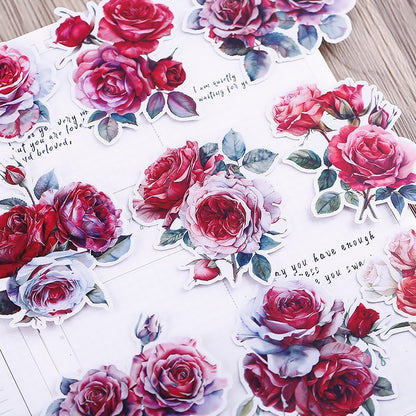 Rose Stickers 18pcs