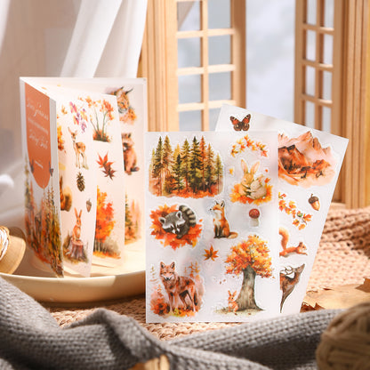 Rub-on Four Seasons Fairy Sticker 5pcs