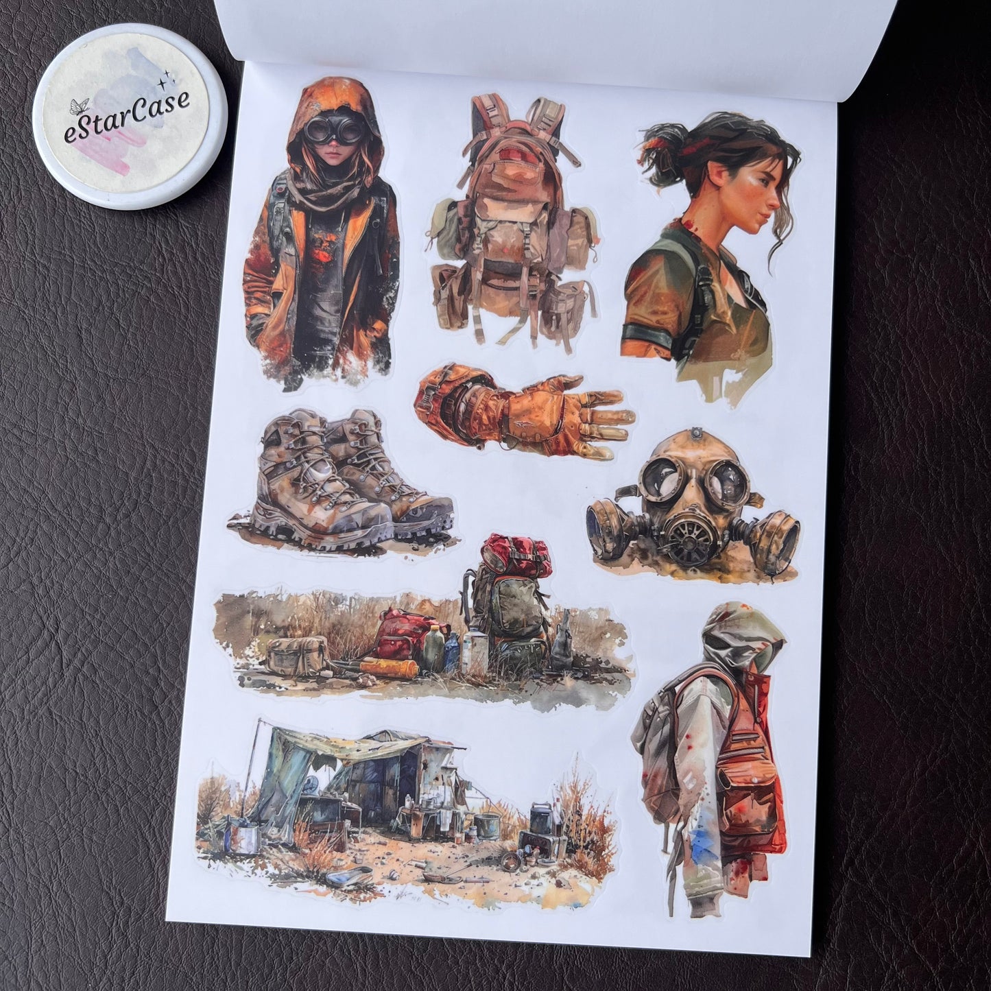 Ruin Fragments Sticker Book