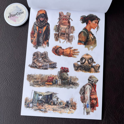 Ruin Fragments Sticker Book