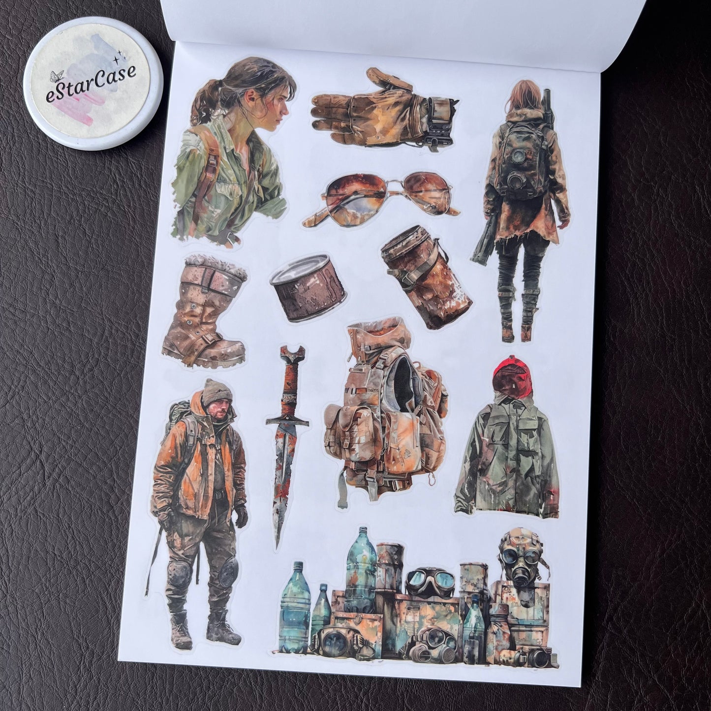 Ruin Fragments Sticker Book