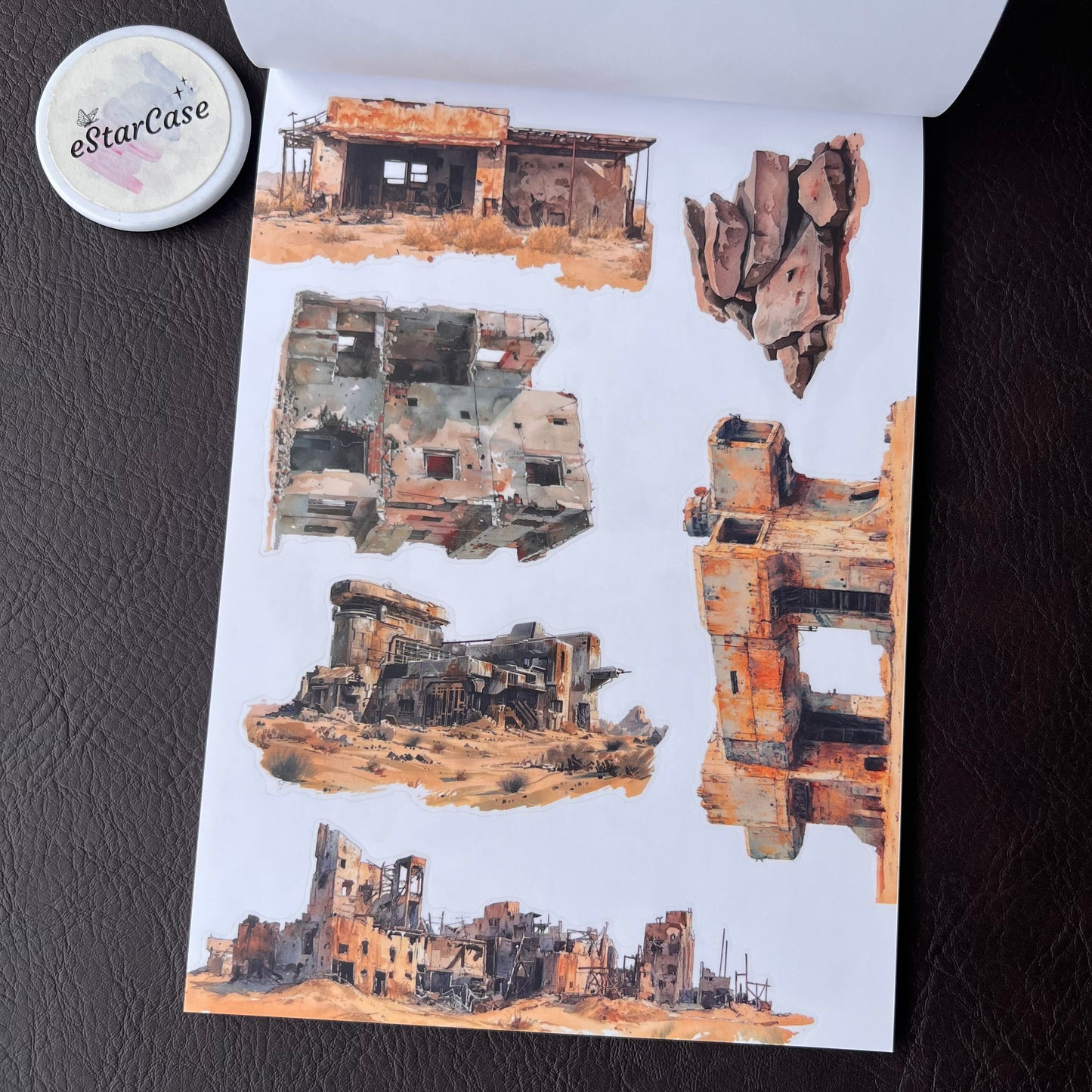 Ruin Fragments Sticker Book
