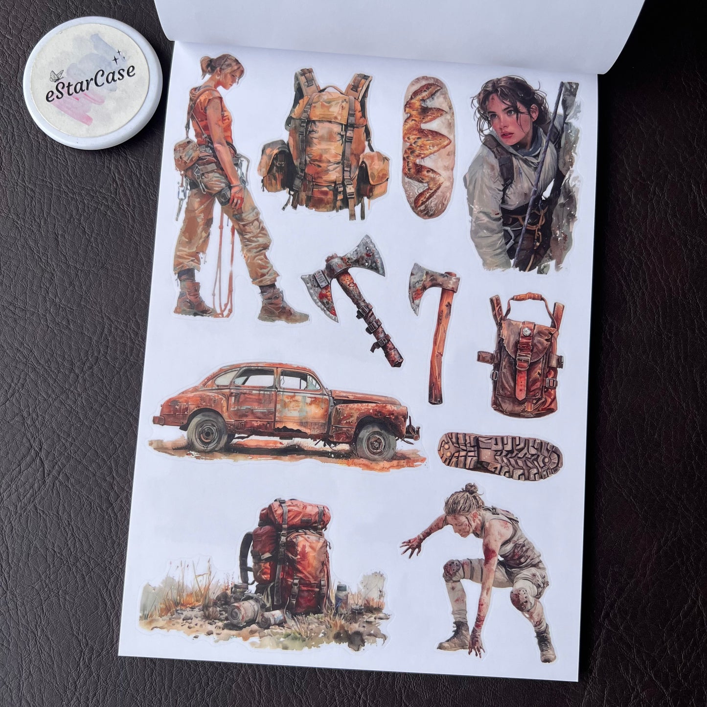 Ruin Fragments Sticker Book