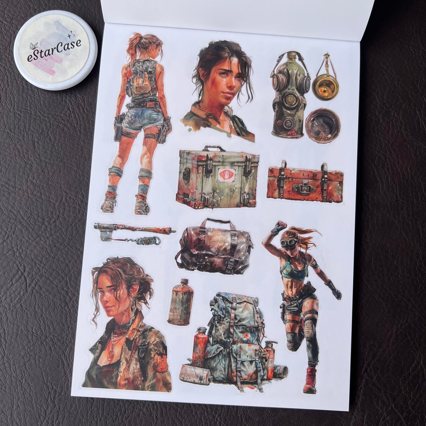 Ruin Fragments Sticker Book