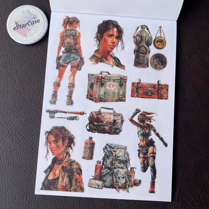 Ruin Fragments Sticker Book