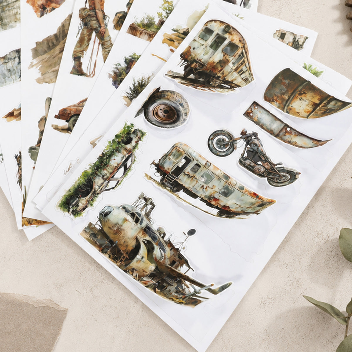 Ruin Fragments Sticker Book