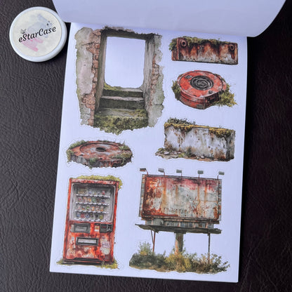 Ruin Fragments Sticker Book