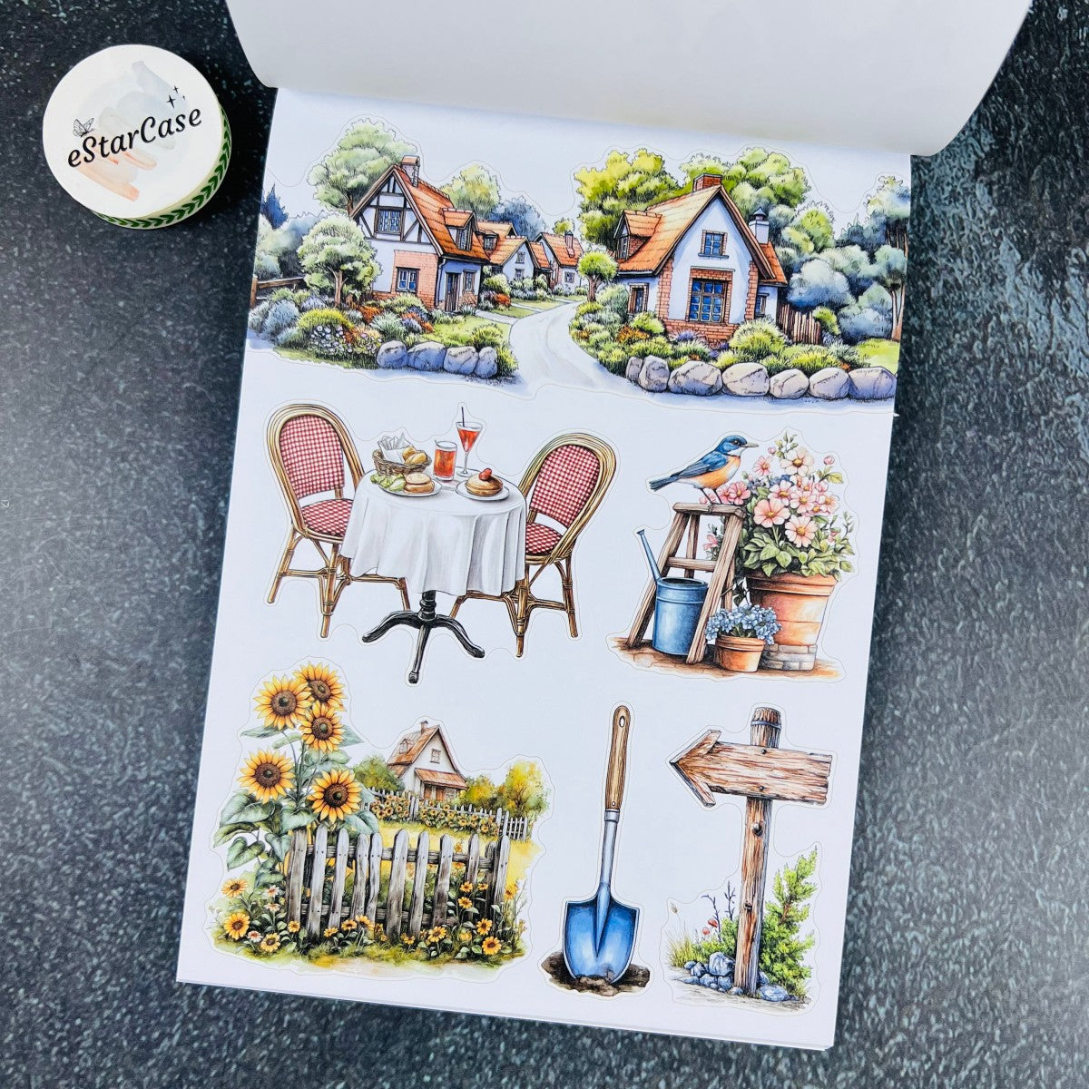 Rural Countryside Sticker Book