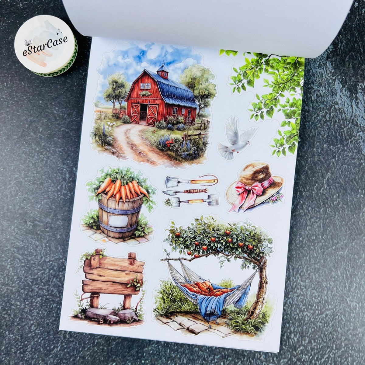 Rural Countryside Sticker Book