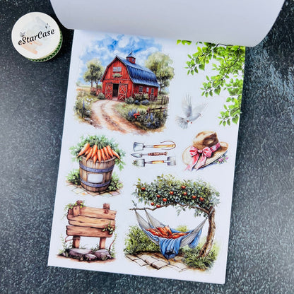 Rural Countryside Sticker Book