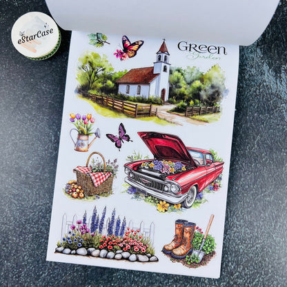 Rural Countryside Sticker Book