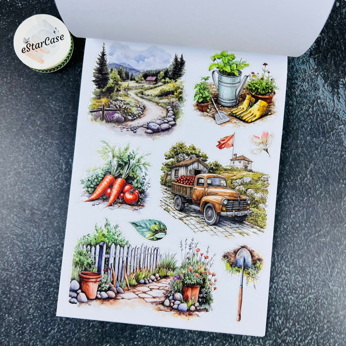 Rural Countryside Sticker Book