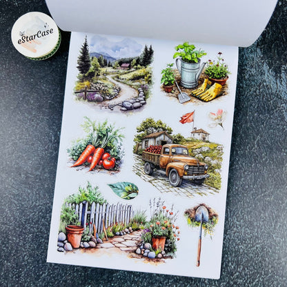 Rural Countryside Sticker Book