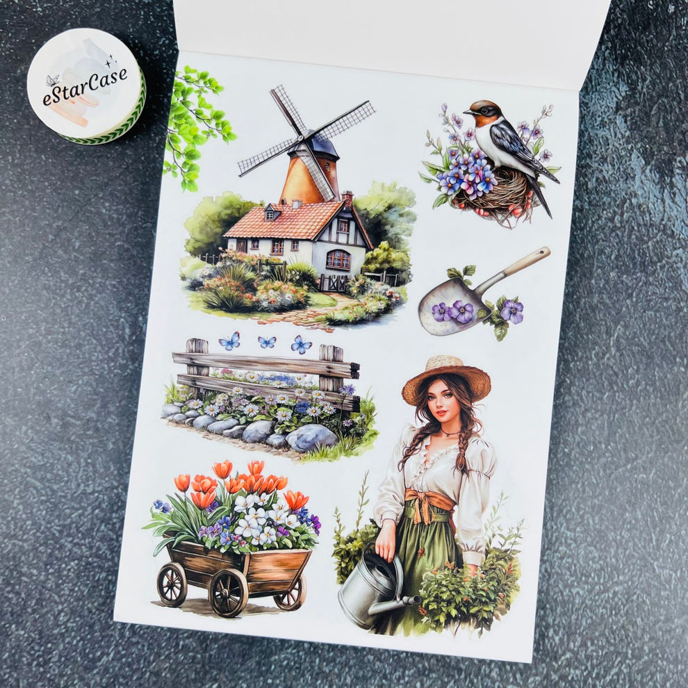 Rural Countryside Sticker Book – Estarcase