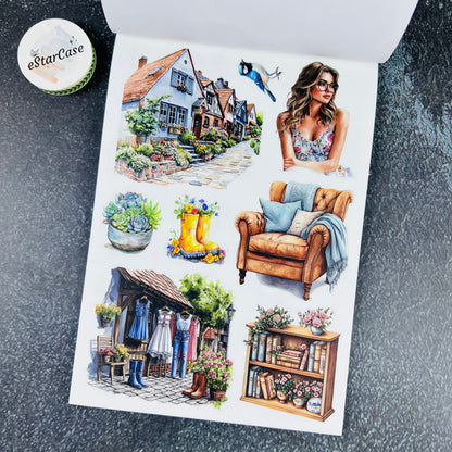 Rural Countryside Sticker Book