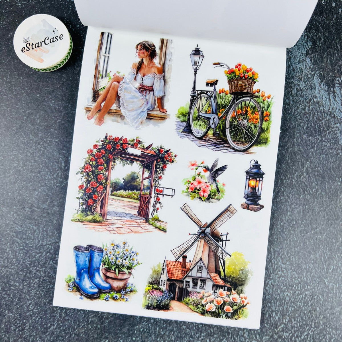 Rural Countryside Sticker Book