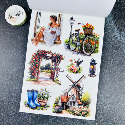 Rural Countryside Sticker Book