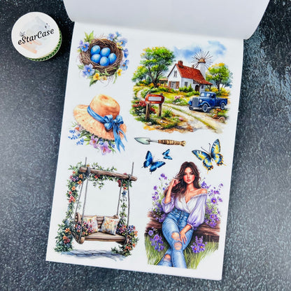 Rural Countryside Sticker Book